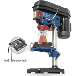 Scheppach Tischbohrmaschine DP16VLS, 500 W, 5 Drehzahlstufen, Positions-Laser, Schraubstock