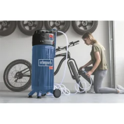 Scheppach Druckluft Kompressor 50L Luftkompressor 10bar 2PS + 13tlg. Set HC51V/VC52 -Sheppach Store hc51v scheppach diy anwendung fahrrad1 na print 1