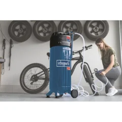 Scheppach Druckluft Kompressor 50L Luftkompressor 10bar 2PS + 13tlg. Set HC51V/VC52 -Sheppach Store hc51v scheppach diy anwendung fahrrad na print 1