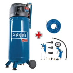 Scheppach Druckluft Kompressor 50L Luftkompressor 10bar 2PS Stehend HC51V