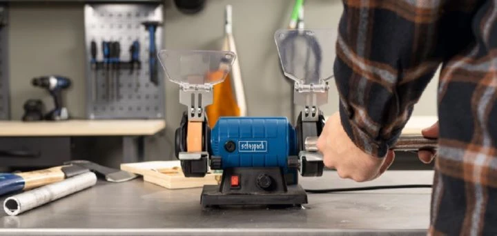 Scheppach Doppelschleifer HG35 Inklusive Flexibler Welle 9 Scheppach Doppelschleifer HG35 Inklusive Flexibler Welle – Bild 9