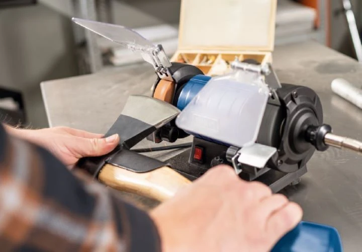 Scheppach Doppelschleifer HG35 Inklusive Flexibler Welle 12 Scheppach Doppelschleifer HG35 Inklusive Flexibler Welle – Bild 12