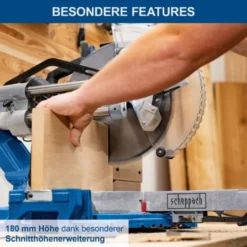 Scheppach Kapp-Zug- Und Gehrungssäge Mit Posaunenauszug HM305SL -Sheppach Store scheppach hm305sl 5901223901 12 720x600