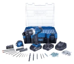 Scheppach Schrauber DTB 20 ProS Mit Akku Ladegerät Und Zubehörset
